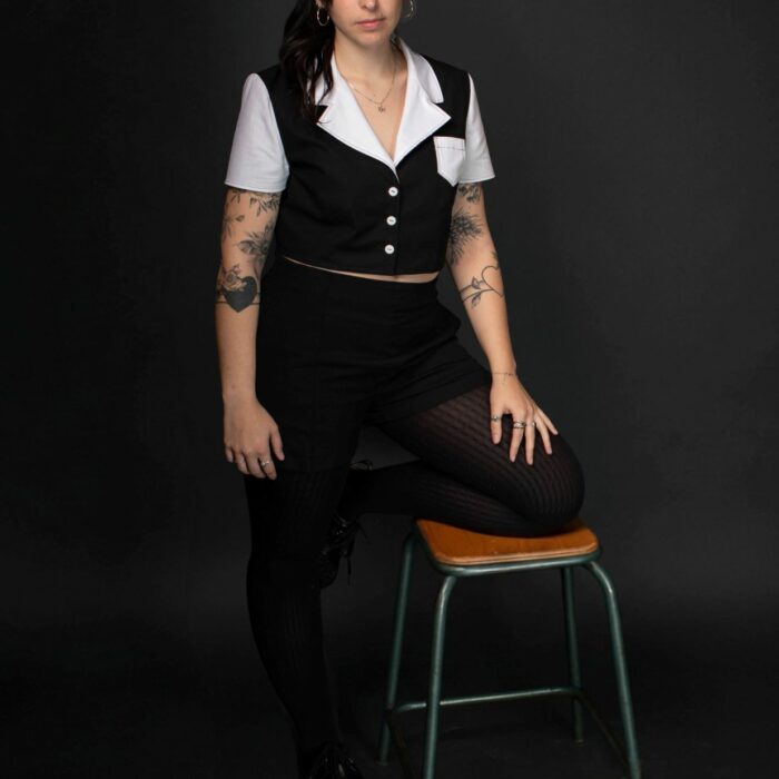 Chemisier Primaire N&B